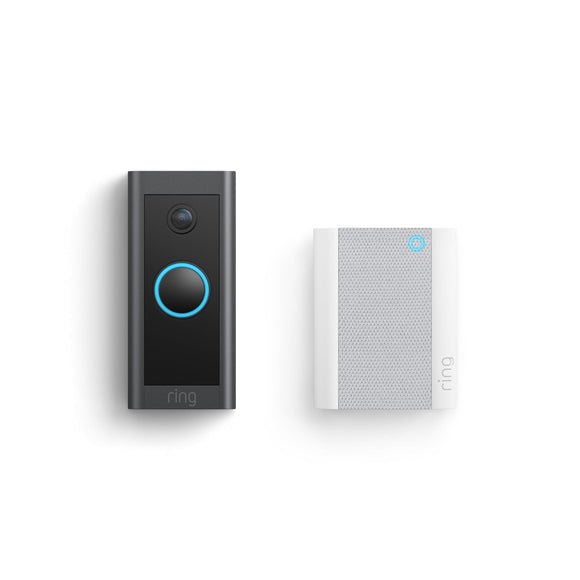 DBR110-CH Hardwired Ring Doorbell with Chime(Works with Alexa)