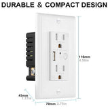 SP310 Smart Wall Socket with USB (Works with Alexa & Google Assistant) - digitalhome.ph