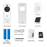 DB410 Waterproof Solar Doorbell (Works with Alexa and Google Assistant) - digitalhome.ph