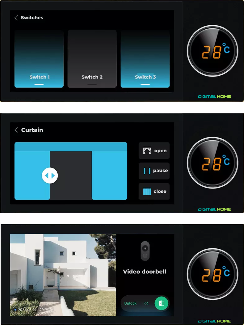 CTR100 Smart Home Controller with 6inch Monitor (Builtin Zigbee and Digitalhome.ph