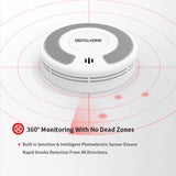 SD210 Smoke Detector with Up to a 10-Year Battery