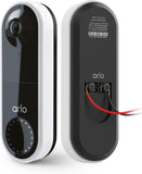 ARL410 Arlo Essential Wired Video Doorbell - HD Video, 180° View(wiring required)