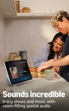 Echo Show 11 in the kitchen with spatial audio
