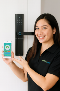 MT204 Fingerprint Mortise Smart Lock