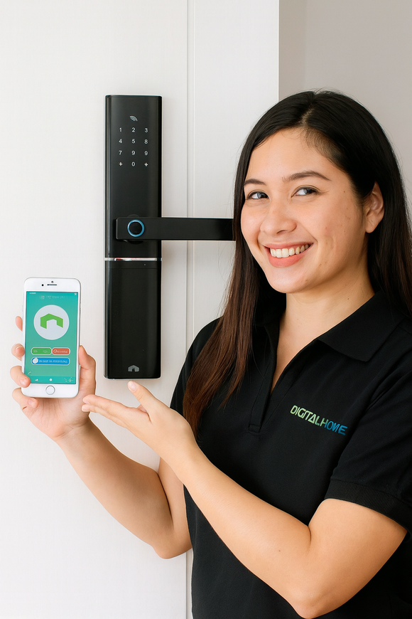 MT204 Fingerprint Mortise Smart Lock