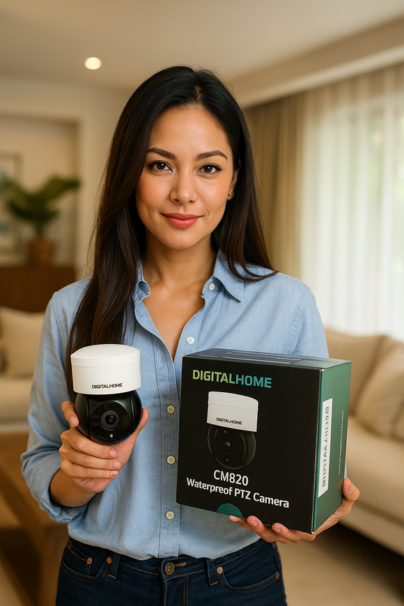 CM820 - 3MP PTZ Indoor/Outdoor Camera (Works with Alexa and Google Assistant)