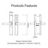 DH511 Slim Fireproof Waterproof Smart Lock