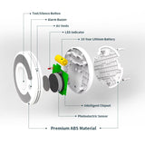 SD210 Smoke Detector with Up to a 10-Year Battery