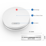 SD120 Smart Smoke Detector 10-yr battery life