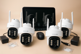 CM712 3MP 4PC PTZ set NVR Kit with 12.5" monitor