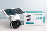 CM800 Waterproof PTZ Solar Camera with Floodlight (Works with Alexa and Google Assistant(
