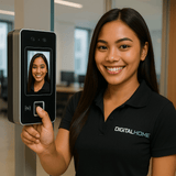 F10 Smart Magnetic Door Lock with Face Recognition with 3.5 - inch display - shop_name