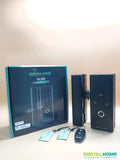 Gl150 Smart Glass Door Lock With Fingerprint And Smartphone Access