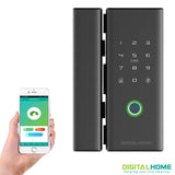 Gl150 Smart Glass Door Lock With Fingerprint And Smartphone Access