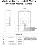 SWD450 Smart Dimmer Zigbee Switch (No neutral wire / PH Standard)