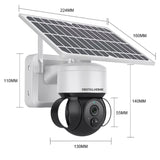 CM800 Waterproof PTZ Solar Camera with Floodlight (Works with Alexa and Google Assistant(