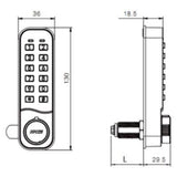 LS300 Keypad Cabinet Lock - shop_name