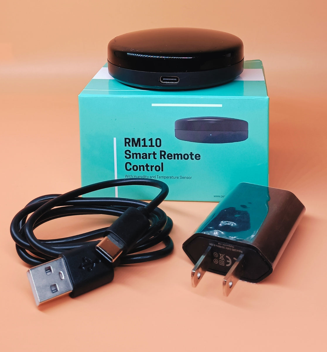 RM110 Smart Remote with Temperature and Humidity Sensor (Works with Al ...