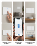 SW410 Zigbee Wall Switch no Neutral line (Works with Alexa and Google Assistant)