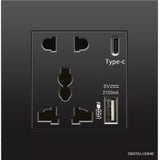 SK200 Square Wall Socket with USB/Type C - shop_name