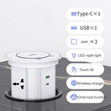 XP200 Motorized Popup socket with wireless charger with Phone App - shop_name