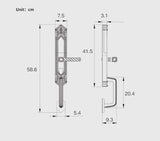 DX300 Luxury Grip Handle Fingerprint Smart Lock - digitalhome.ph