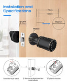 MT400 Fingerprint Knob Smart lock - digitalhome.ph