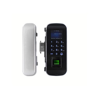DH301 Smart Glass Door lock with Remote Control, Pincode, Fingerprint and RFID Access - digitalhome.ph