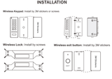 GL300 Wireless Slim Door Lock - digitalhome.ph