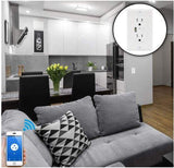 SP310 Smart Wall Socket with USB (Works with Alexa & Google Assistant) - digitalhome.ph