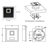 LS200 Fingerprint/ Smart Phone Cabinet Lock - digitalhome.ph