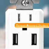 SK100 Wall Socket with Fast Charging USB - digitalhome.ph