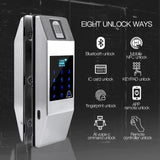 GL100 Smart Glass Door Lock with Fingerprint and Smartphone Access - digitalhome.ph