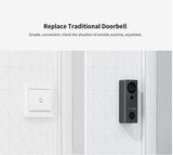 DB500 Waterproof Wired Video Doorbell with Back Up Battery (Works with Alexa) - digitalhome.ph