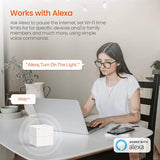 TEN200 Tenda Mesh WiFi System (MW6) - Up to 4000 Sq.Ft. Coverage, 2 Gigabit Ports per unit, WiFi Router and Extender Replacement, Works with Alexa, Parental Controls, 2 - pack