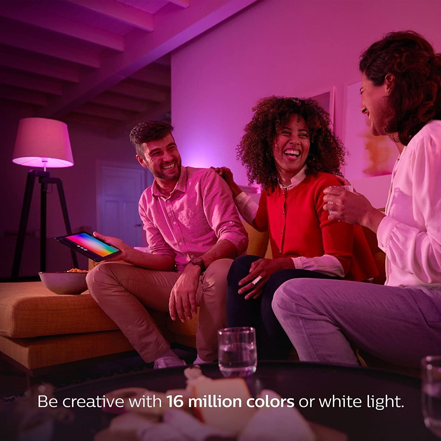 Hue light bulb google home sales