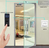 F8 Smart Magnetic Glass Door Lock System - digitalhome.ph