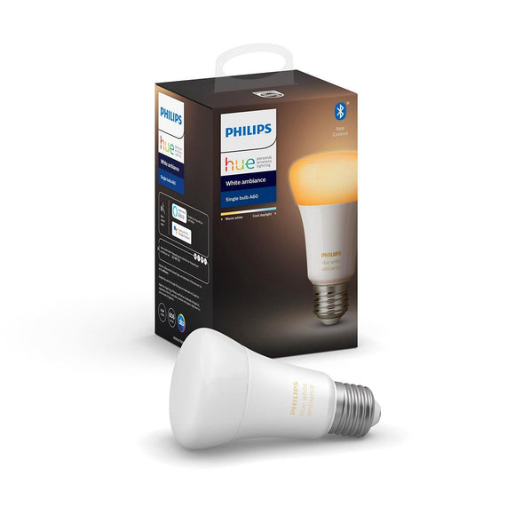 PHHUE100 Philips Hue White Ambiance Dimmable LED Smart Light Bulb (Works with Alexa, Apple Home Kit, and Google Assistant) - digitalhome.ph