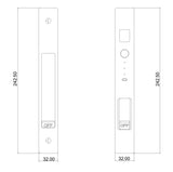 DH601 Ultra slim Smart Lock for Sliding door - shop_name