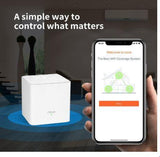 TEN100 Tenda Whole Home Mesh Wi - Fi System - Dual Band AC1200 Router Replacement for Smart Home, Works with Amazon Alexa for 4500 sq. ft 5+ Room Coverage (MW3 3PK) - shop_name