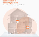 TEN200 Tenda Mesh WiFi System (MW6) - Up to 4000 Sq.Ft. Coverage, 2 Gigabit Ports per unit, WiFi Router and Extender Replacement, Works with Alexa, Parental Controls, 2 - pack - shop_name